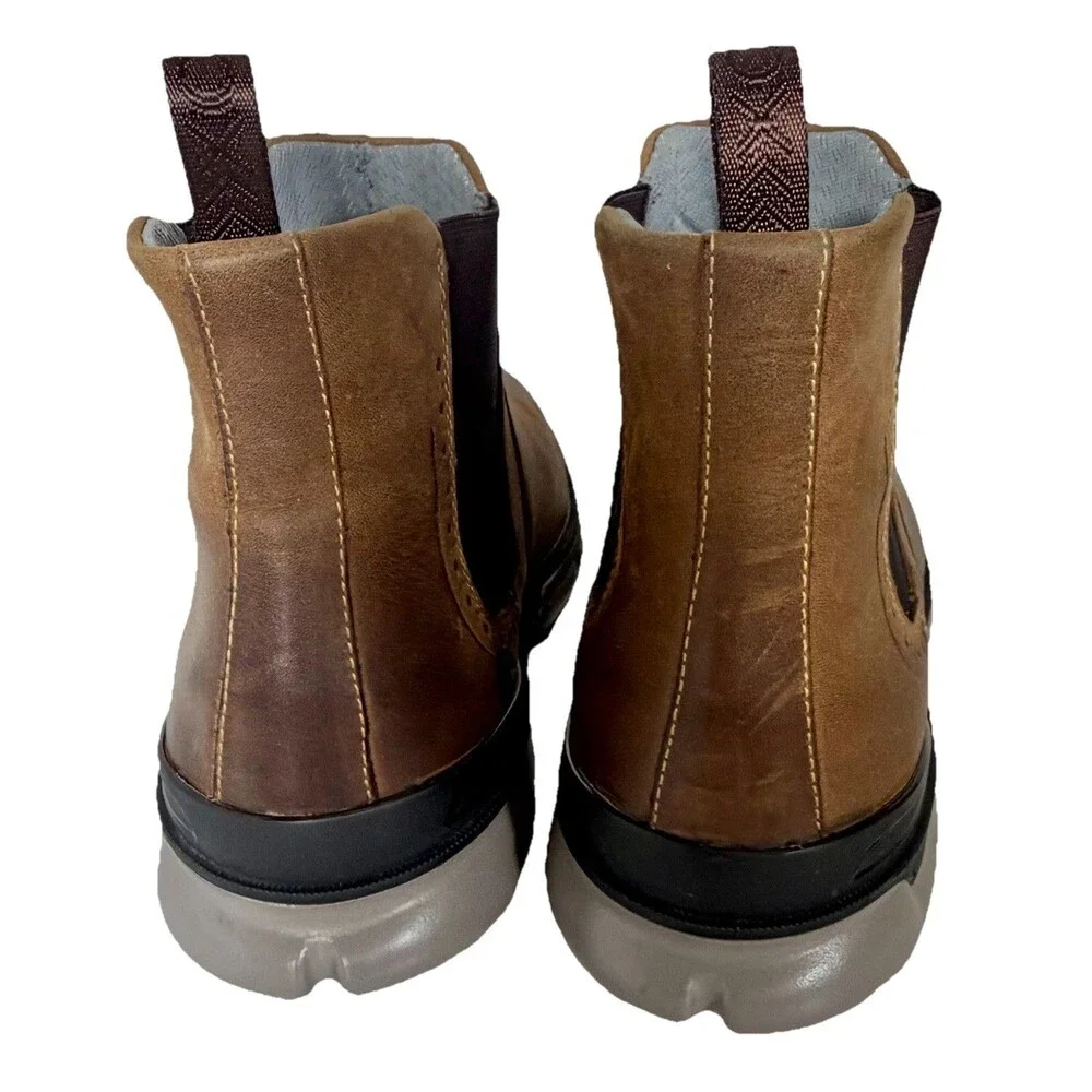 Johnston & Murphy XC4 Tanner Chelsea Boots Brown Oiled Leather Men’s Size 13M